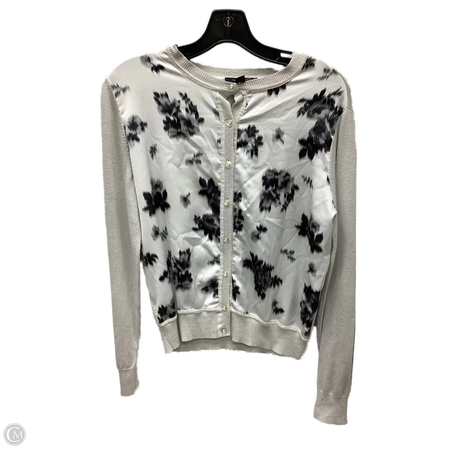 Cardigan By Ann Taylor In Grey, Size: M