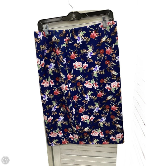 Skirt Midi By Philosophy In Floral Print, Size: 8