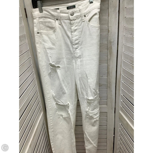 Jeans Straight By Wild Fable In White Denim, Size: 8