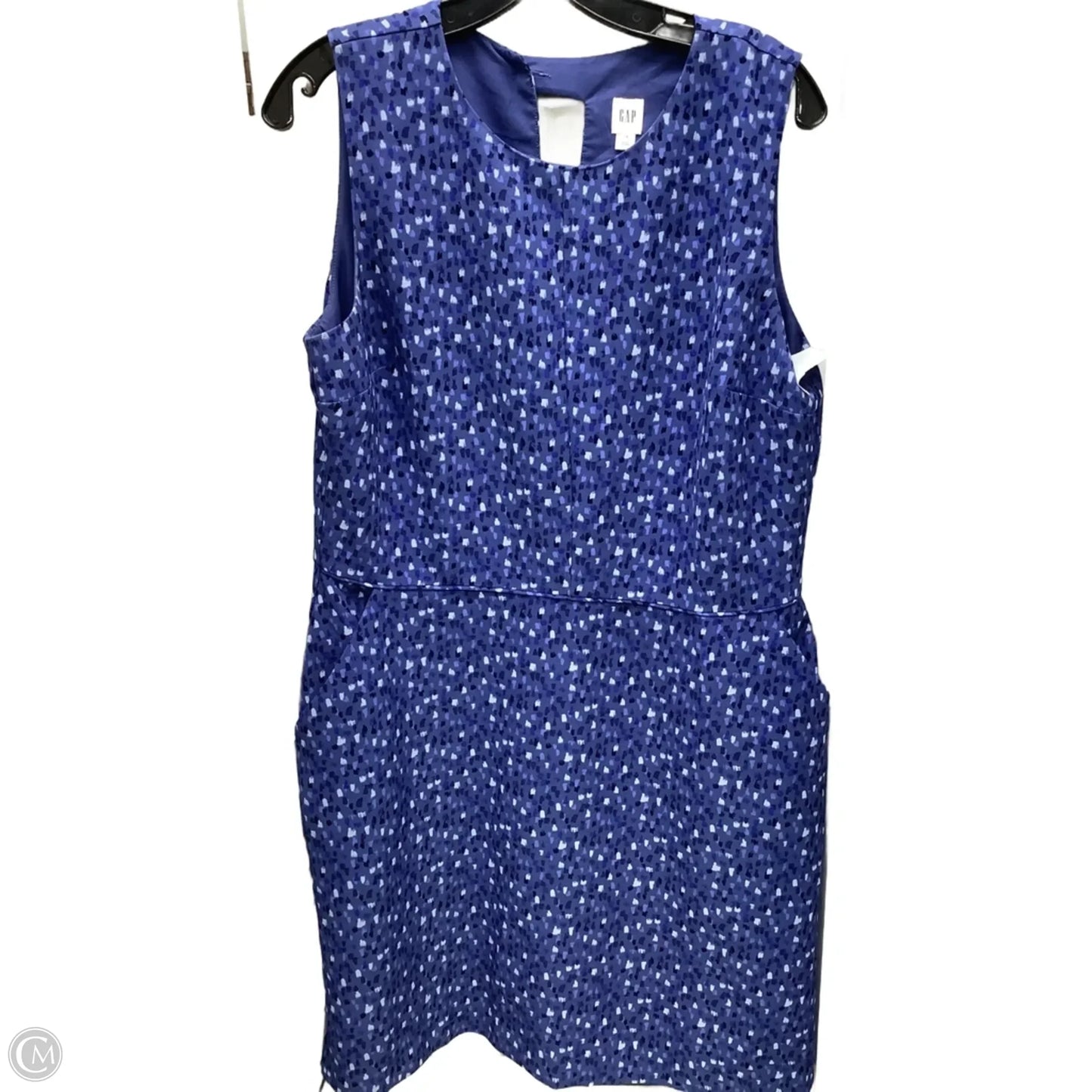 Dress Casual Midi By Gap In Blue, Size: 14