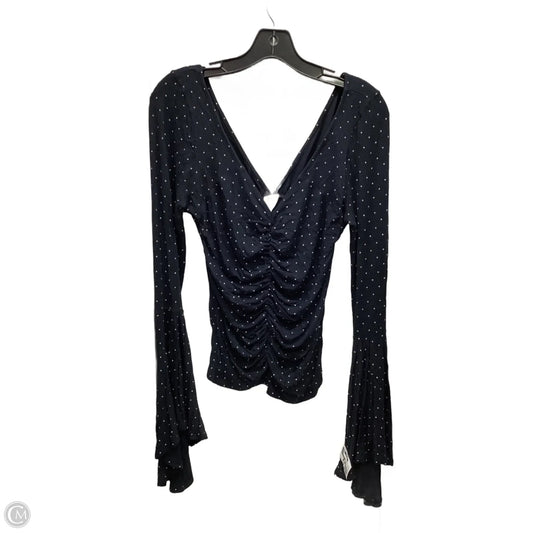 Top Long Sleeve By We The Free In Polkadot Pattern, Size: M