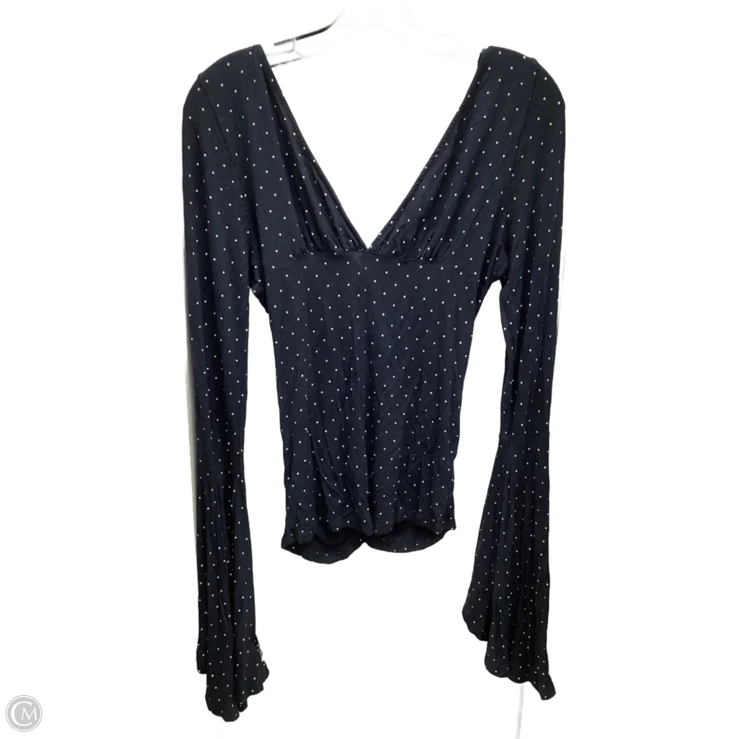 Top Long Sleeve By We The Free In Polkadot Pattern, Size: M