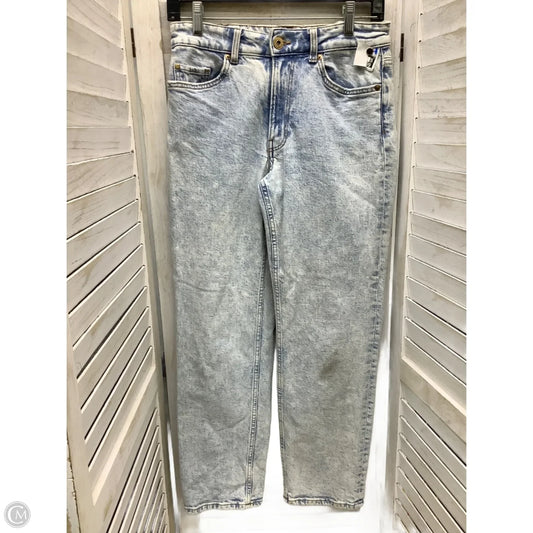 Jeans Straight By H&m In Blue Denim, Size: 4