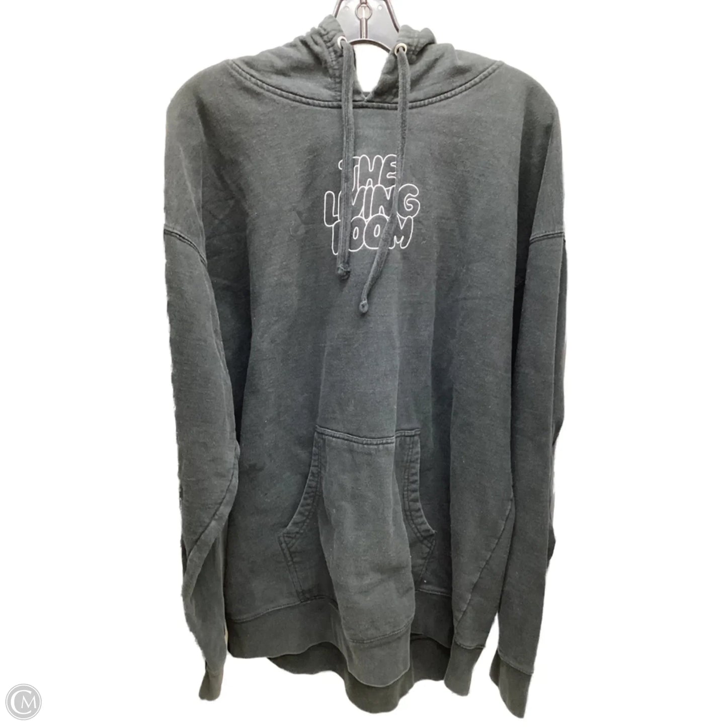 Sweatshirt Hoodie By Clothes Mentor In Black, Size: 2x