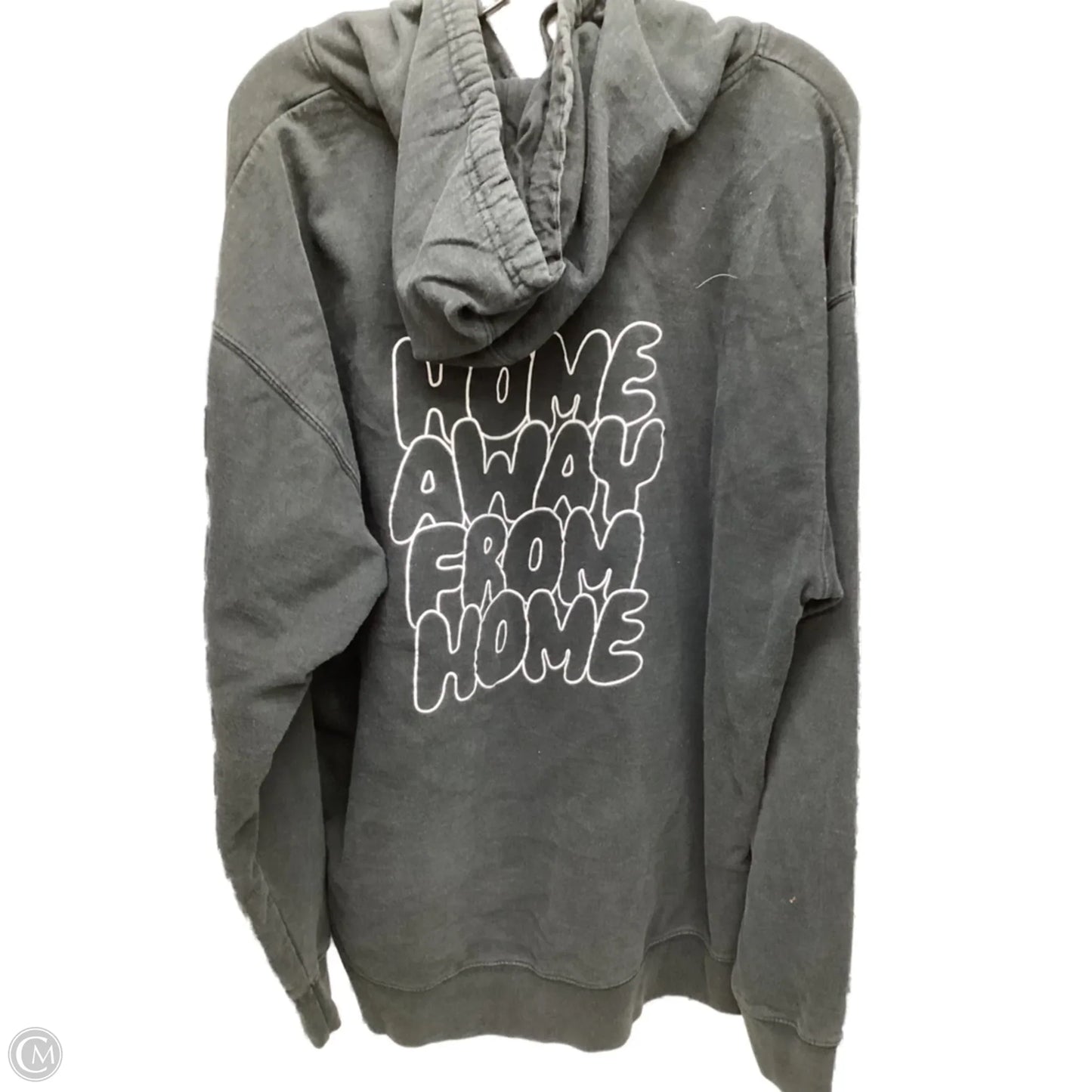 Sweatshirt Hoodie By Clothes Mentor In Black, Size: 2x