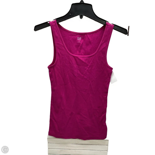Top Sleeveless By Gap In Pink, Size: M