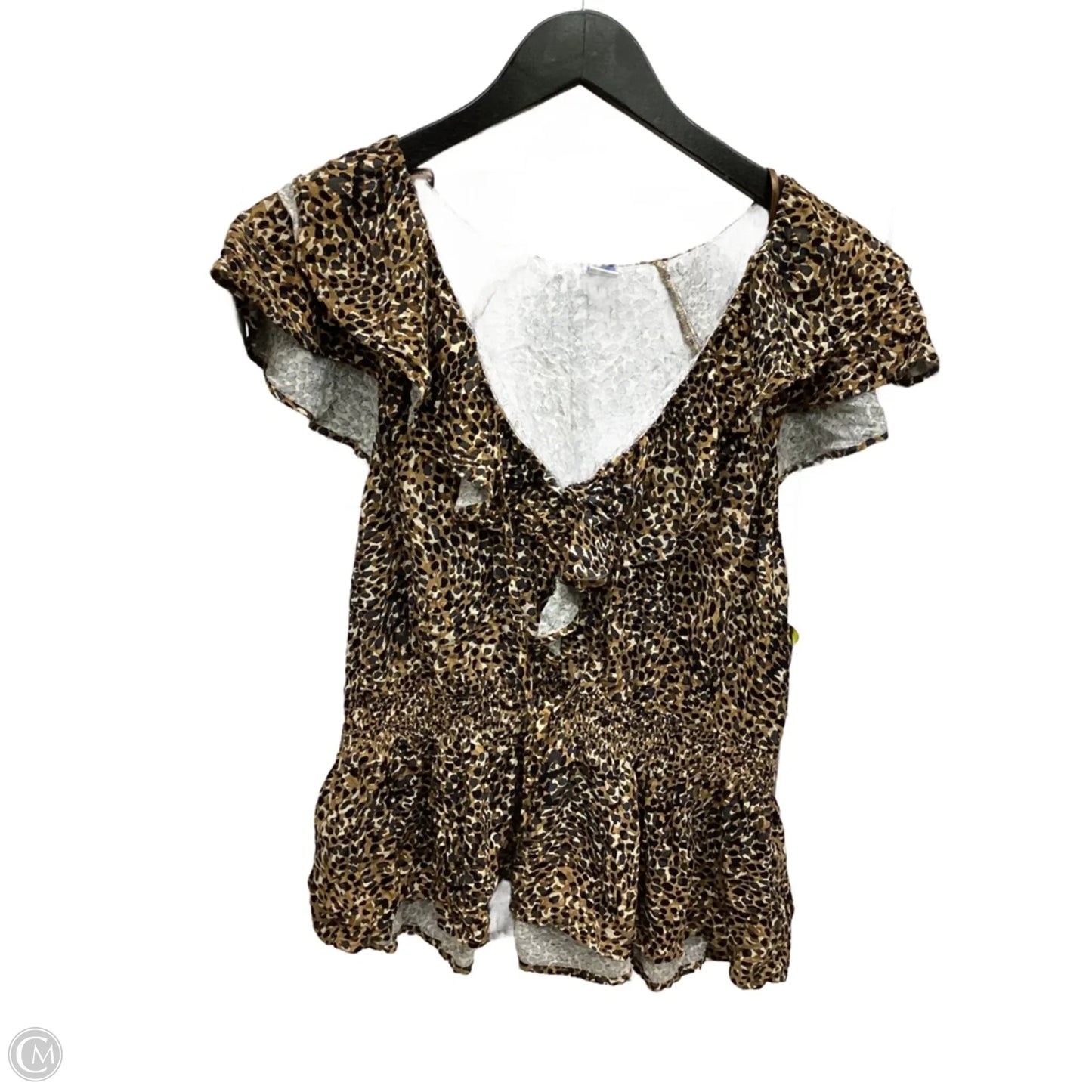 Top Sleeveless By Old Navy In Leopard Print, Size: L