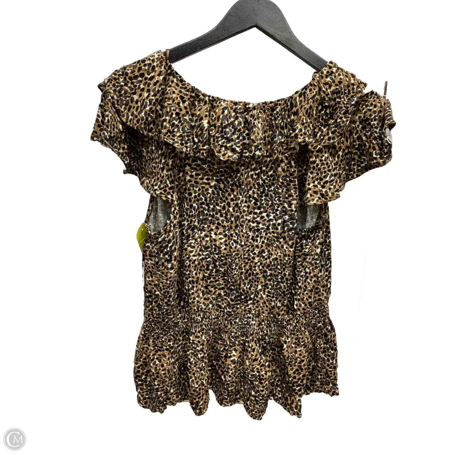 Top Sleeveless By Old Navy In Leopard Print, Size: L