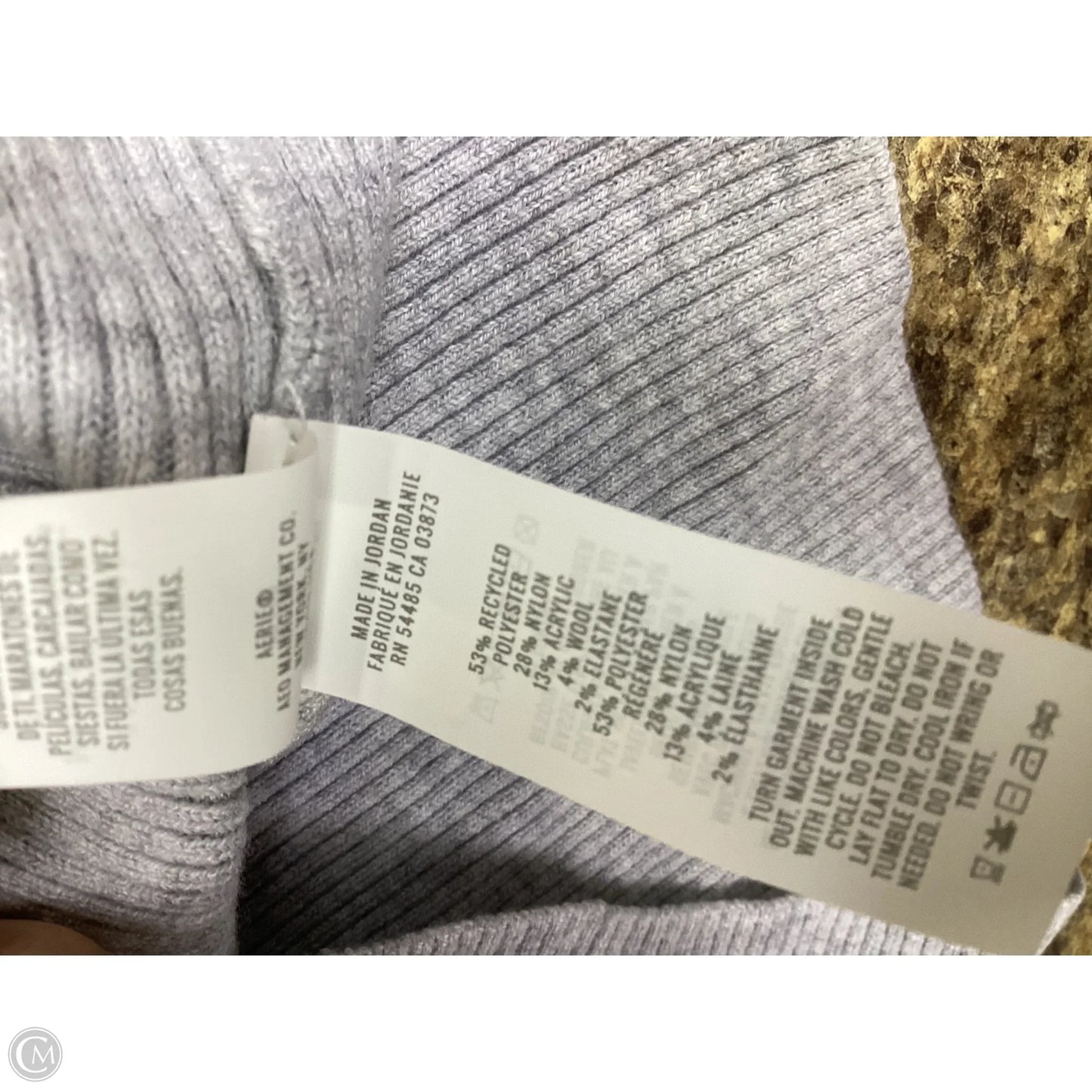 Top Sleeveless By Aerie In Grey, Size: M