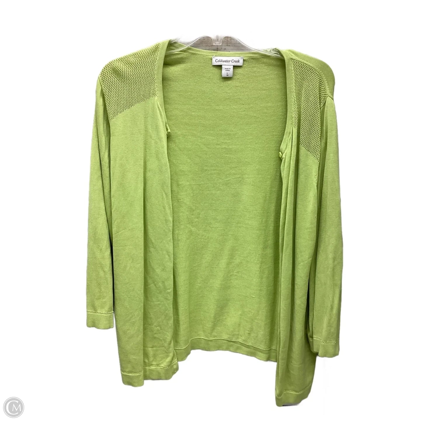 Cardigan By Coldwater Creek In Green, Size: L