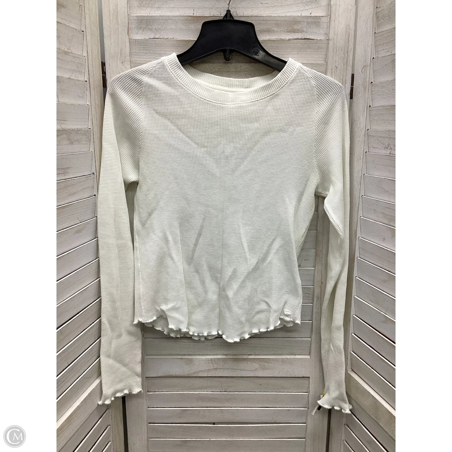 Top Long Sleeve By We The Free In White, Size: Xs