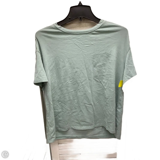 Top Short Sleeve By Shein In Teal, Size: L