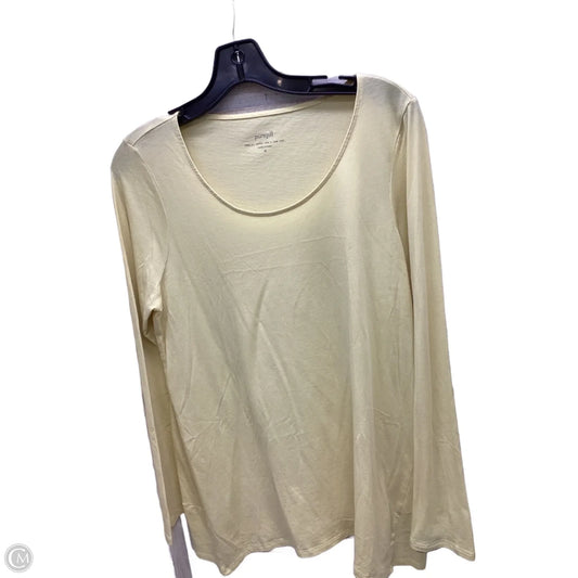 Top Long Sleeve By Pure Jill In Yellow, Size: M