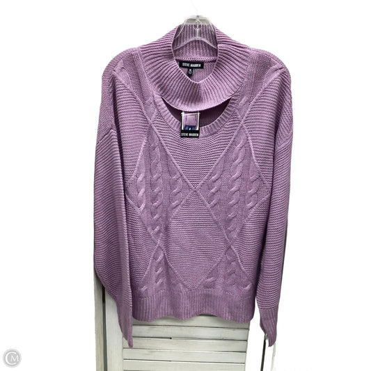 Sweater By Steve Madden In Purple, Size: Xl