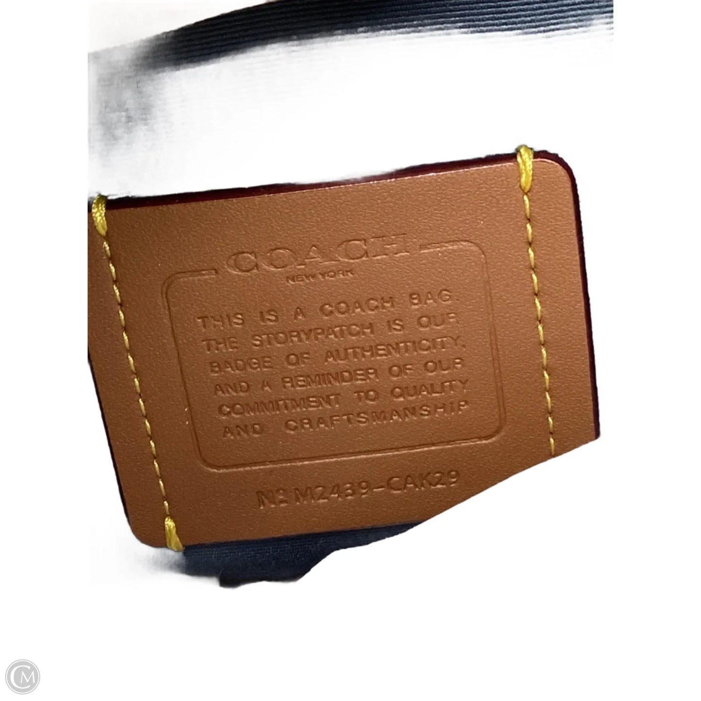 Crossbody Designer By Coach, Size: Medium