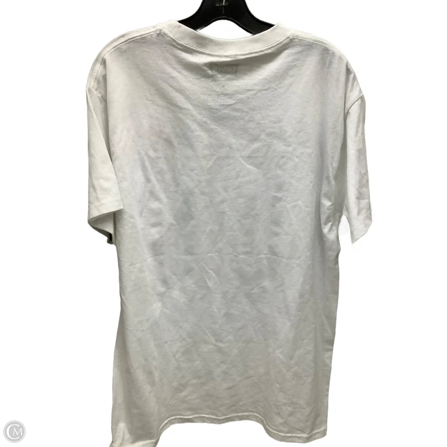 Top Short Sleeve By Levis In White, Size: L