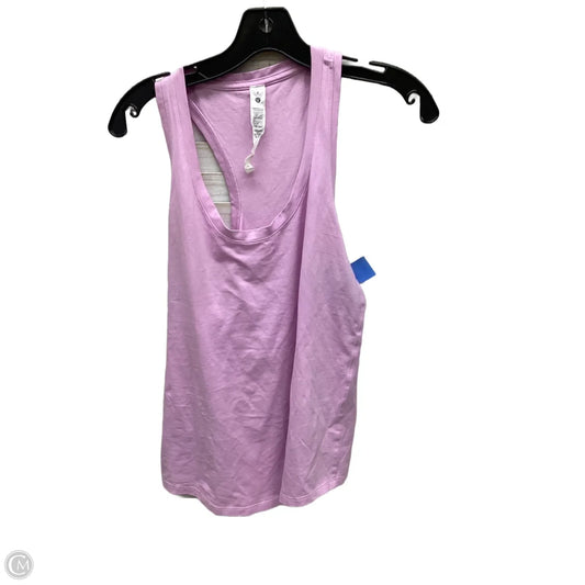 Athletic Tank Top By Lululemon In Purple, Size: 6