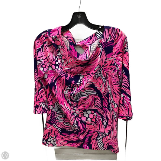 Top Long Sleeve Designer By Lilly Pulitzer In Multi-colored, Size: M