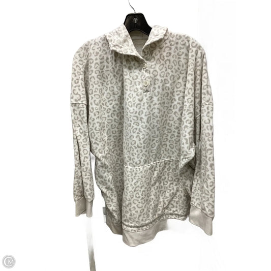 Sweatshirt Hoodie By Old Navy In Leopard Print, Size: 3x