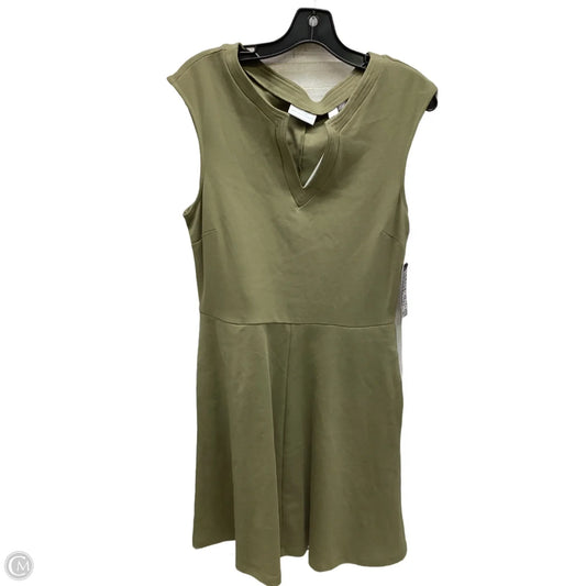 Dress Casual Midi By New York And Co In Green, Size: M