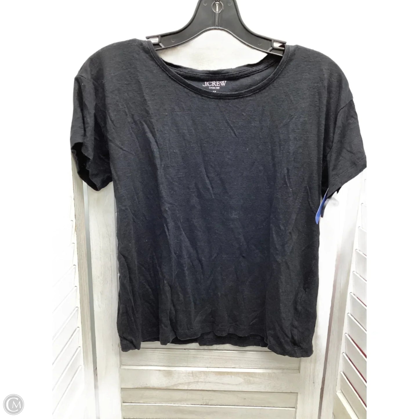 Top Short Sleeve By J. Crew In Black, Size: M