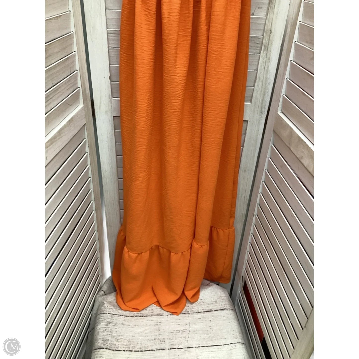 Dress Casual Maxi By Clothes Mentor In Orange, Size: Xl