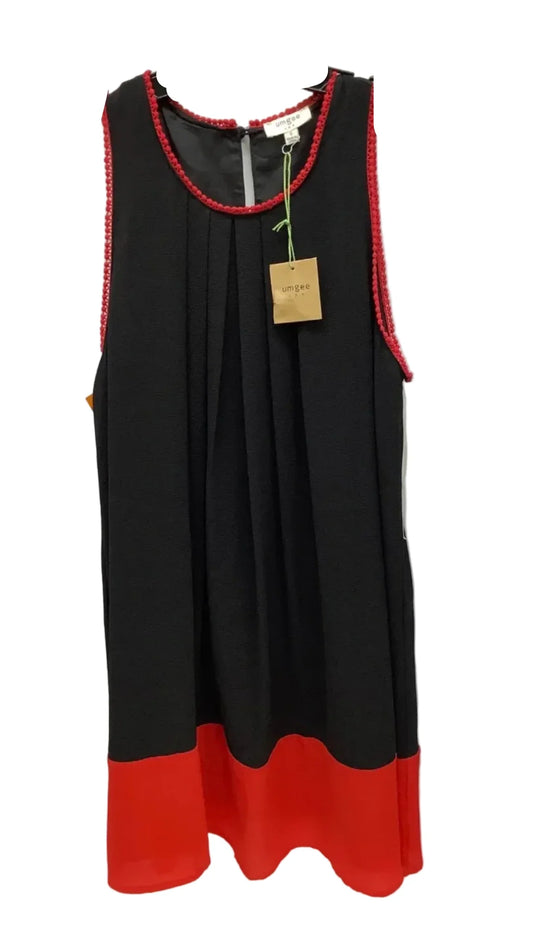 Dress Casual Midi By Umgee In Black & Red, Size: S