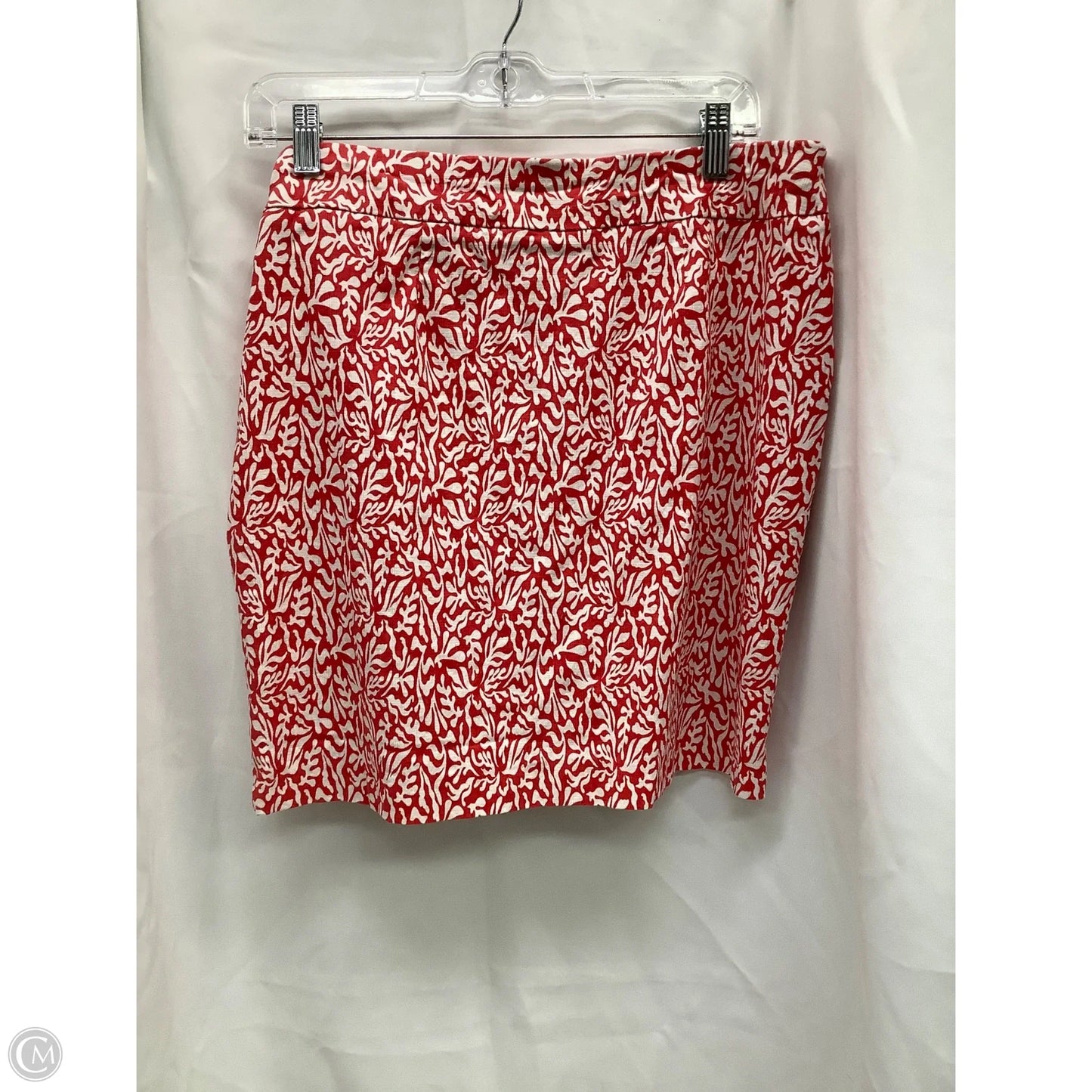 Skort By Chicos In Red & White, Size: 12