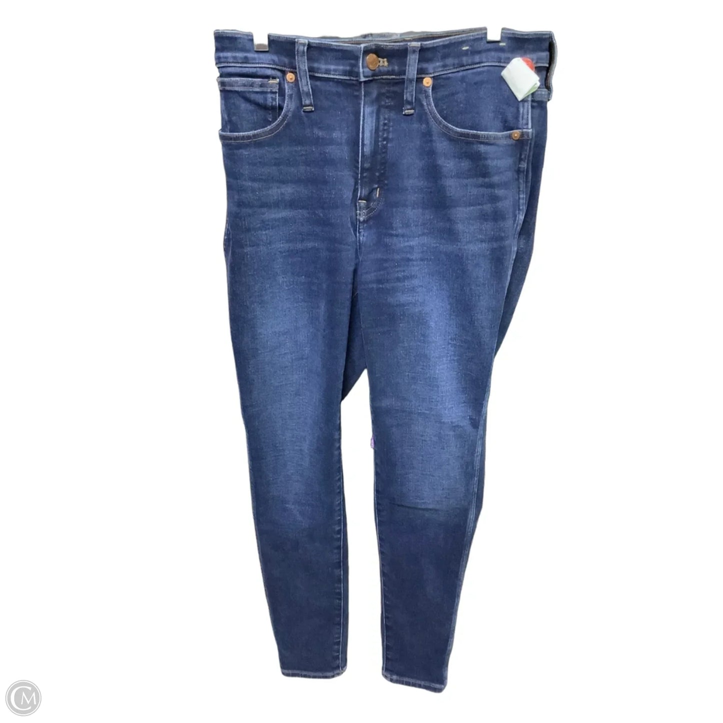 Jeans Skinny By Madewell In Blue Denim, Size: 4