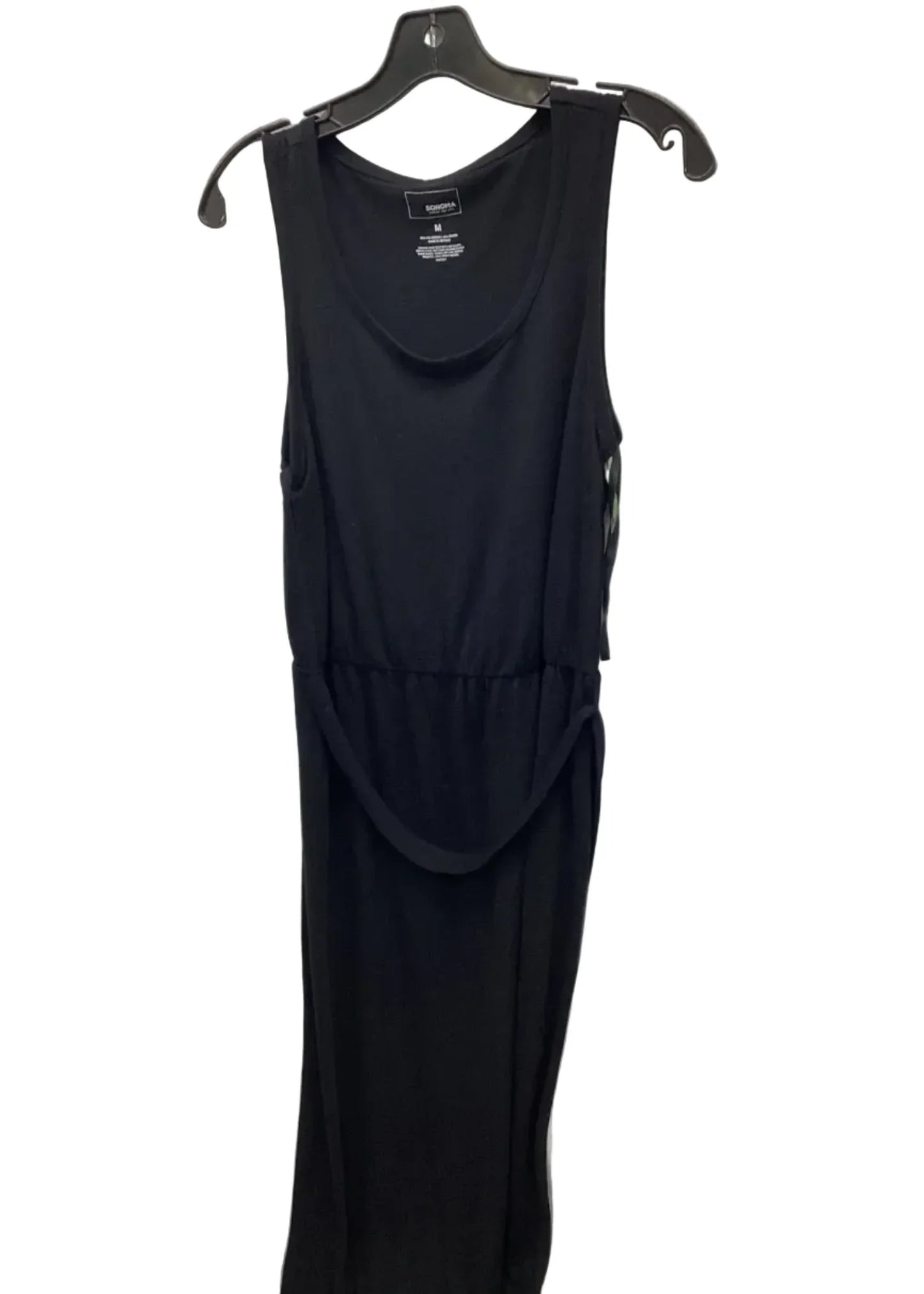 Dress Casual Maxi By Sonoma In Black, Size: M