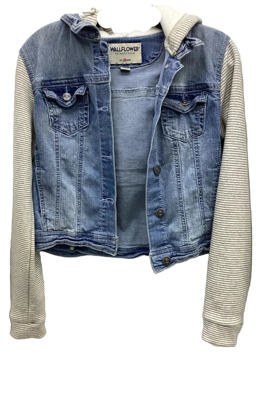 Jacket Denim By Wallflower In Blue Denim, Size: M