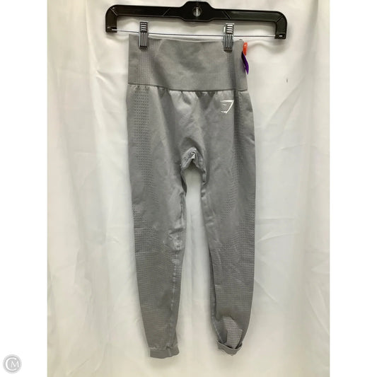 Athletic Leggings By Gym Shark In Grey, Size: Xs