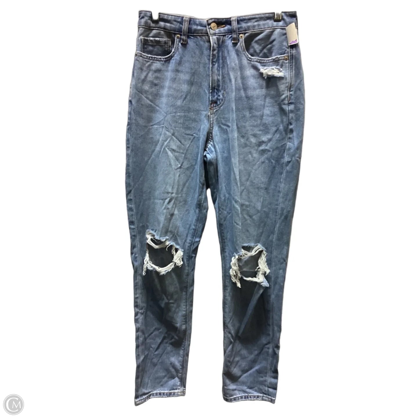 Jeans Boyfriend By American Eagle In Blue Denim, Size: 6