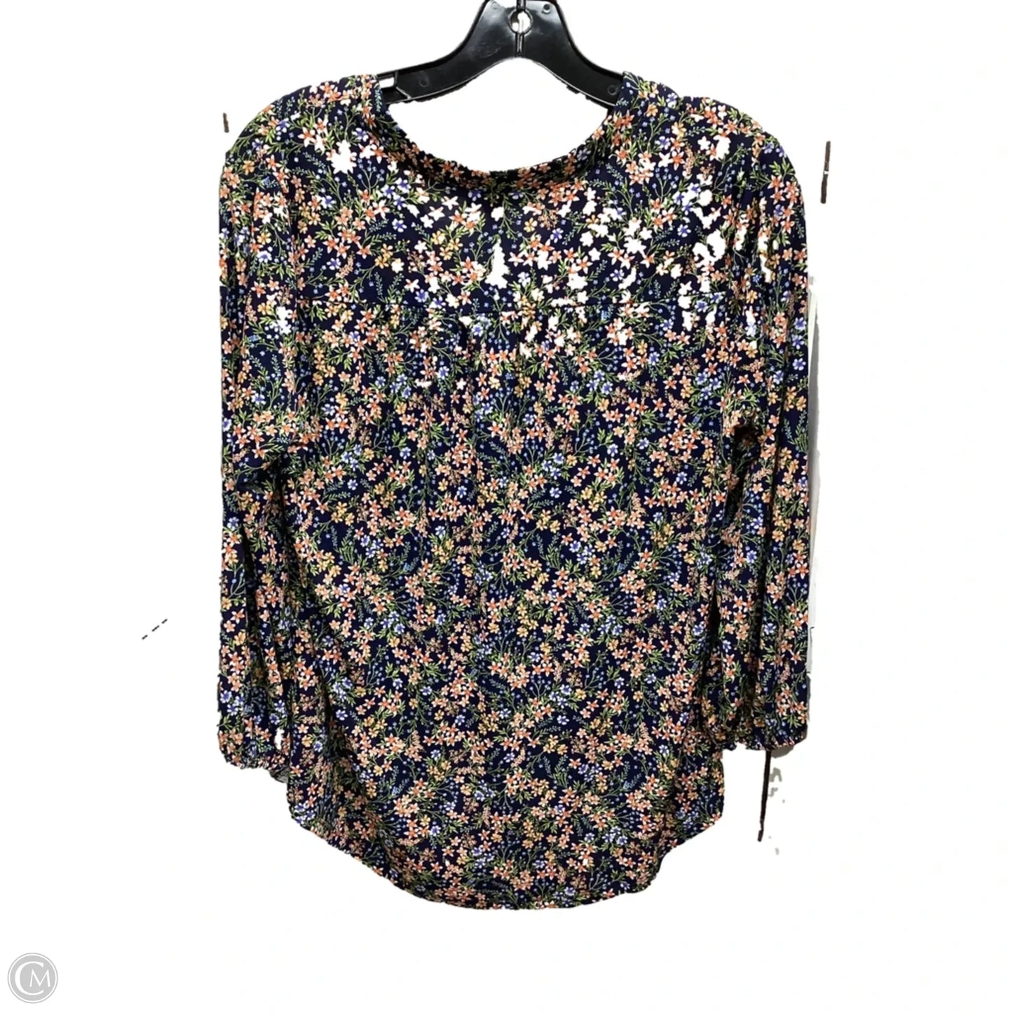 Top Long Sleeve By Vince Camuto In Floral Print, Size: S