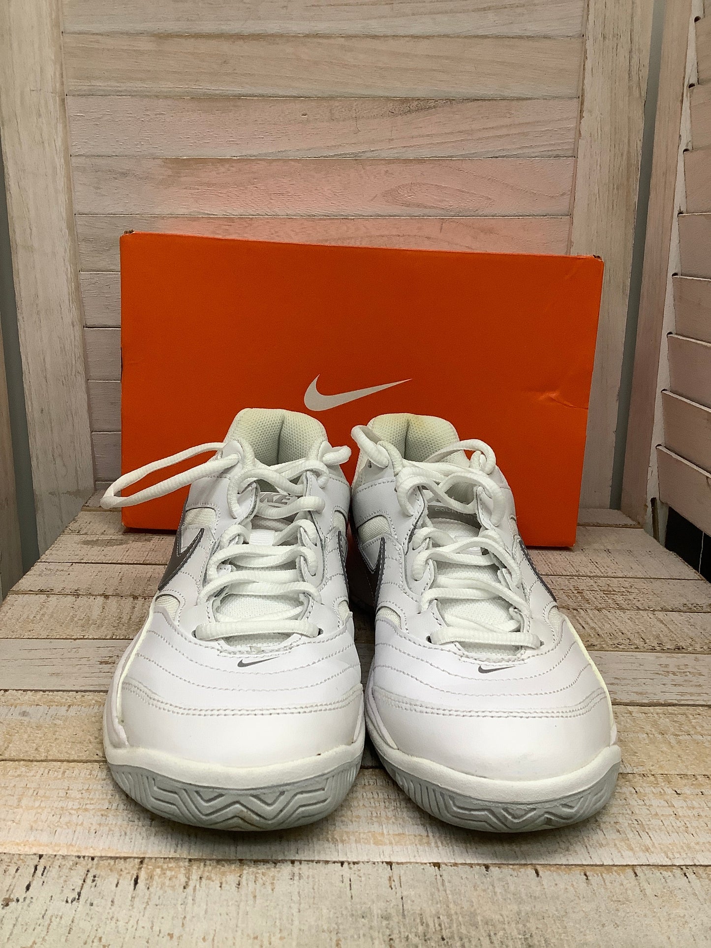 Shoes Athletic By Nike In White, Size: 7