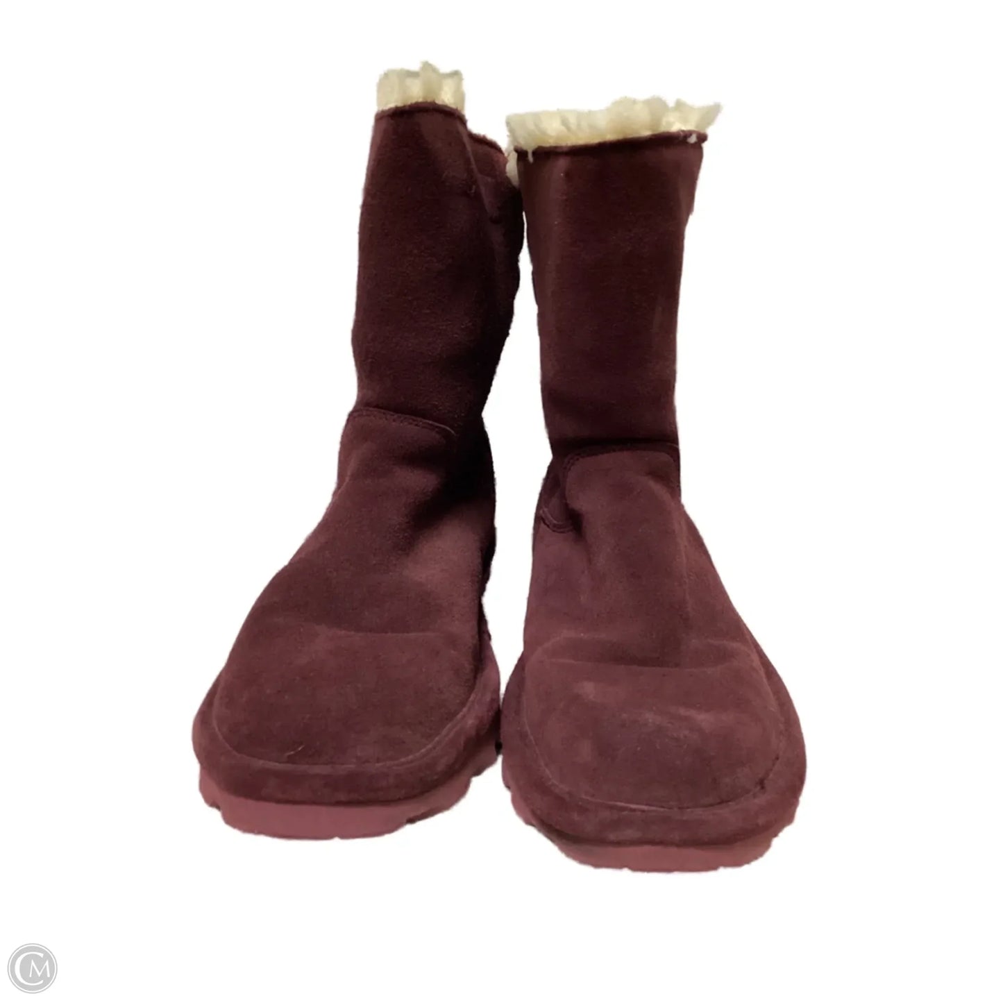 Boots Snow By Bearpaw In Maroon, Size: 8