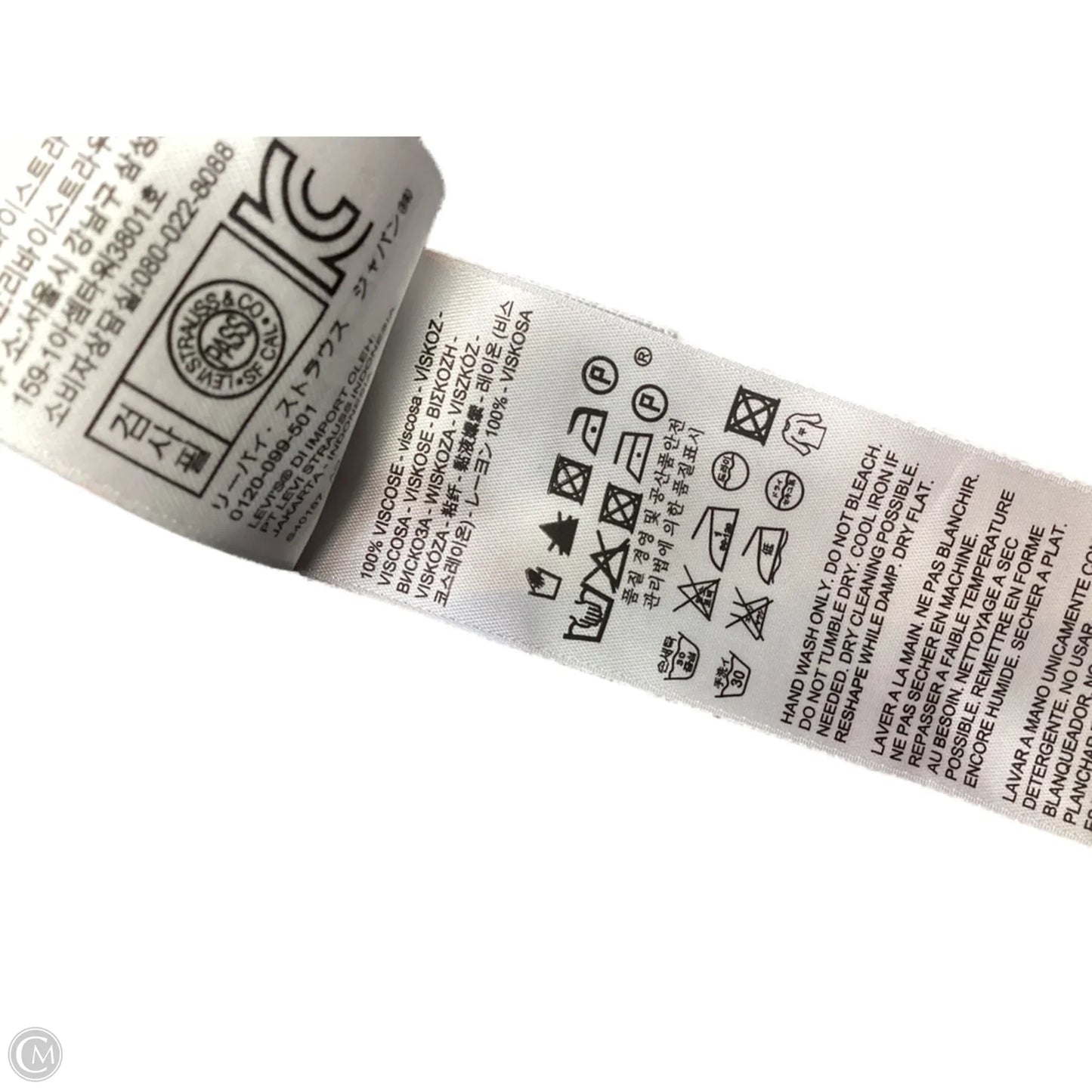 Top Long Sleeve By Levis In Multi-colored, Size: S