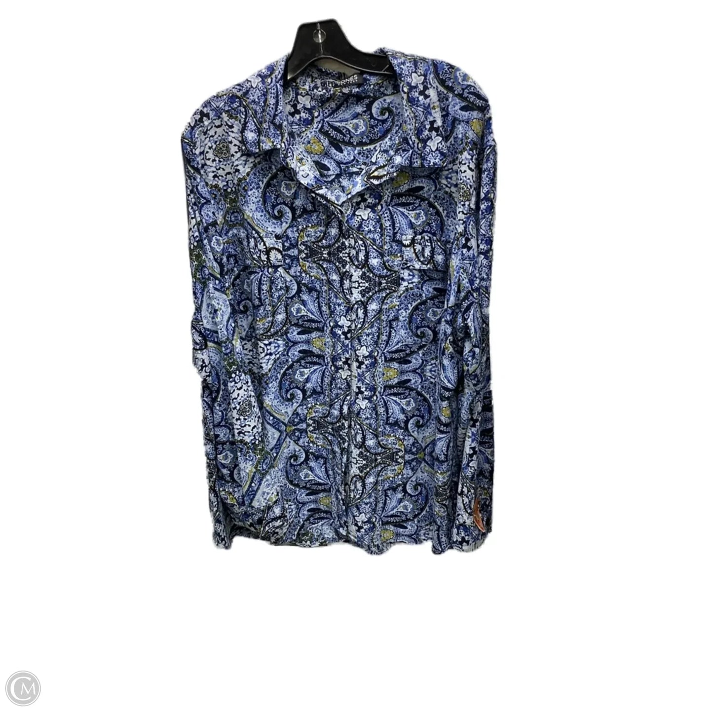 Top Long Sleeve By Jones New York In Multi-colored, Size: 3x