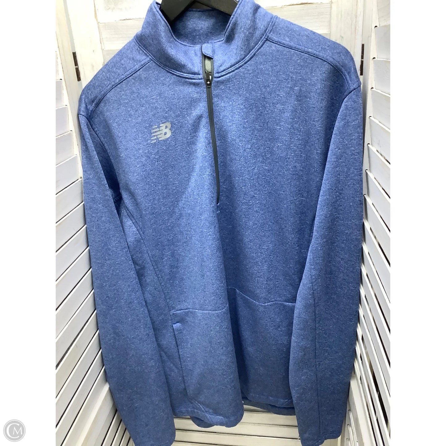 Sweatshirt Crewneck By New Balance In Blue, Size: S
