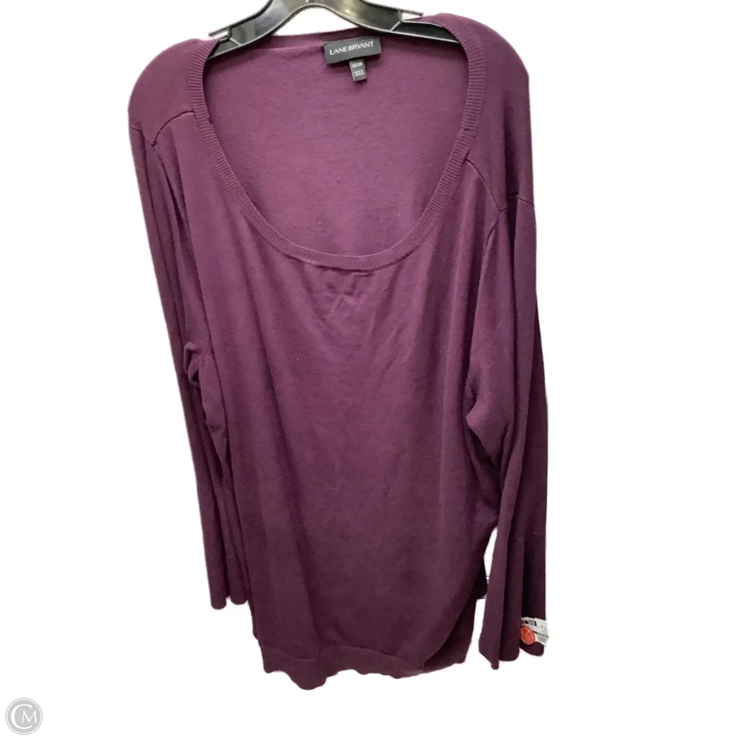 Top Long Sleeve By Lane Bryant In Purple, Size: 26