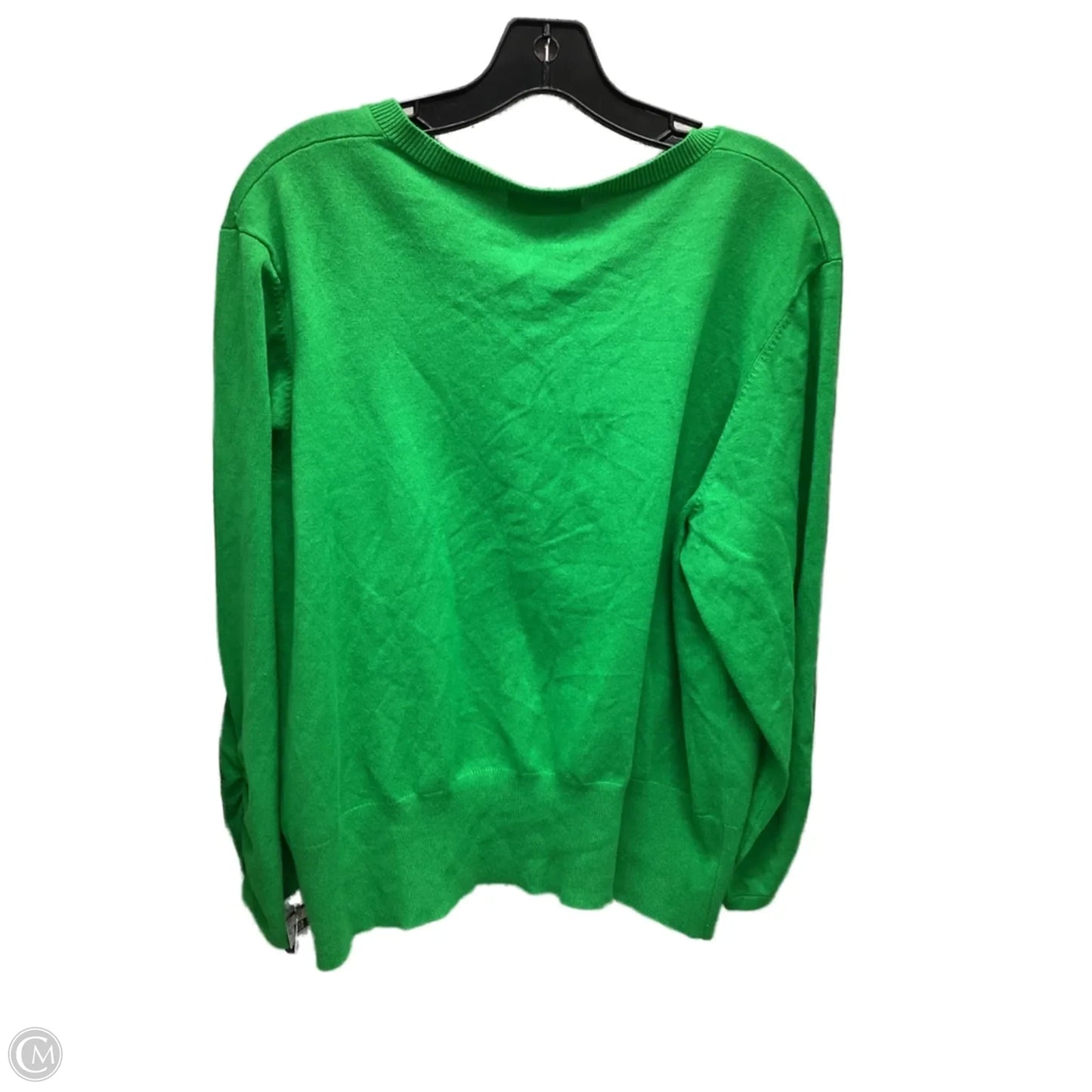 Cardigan By Cato In Green, Size: 4x
