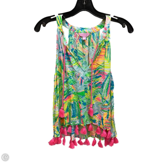 Top Sleeveless Designer By Lilly Pulitzer In Multi-colored, Size: M