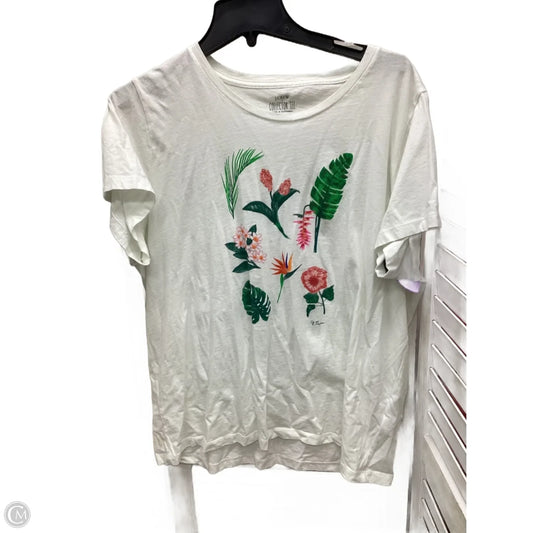 Top Short Sleeve By J. Crew In Floral Print, Size: Xxl