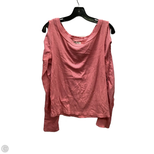 Top Long Sleeve By We The Free In Pink, Size: S