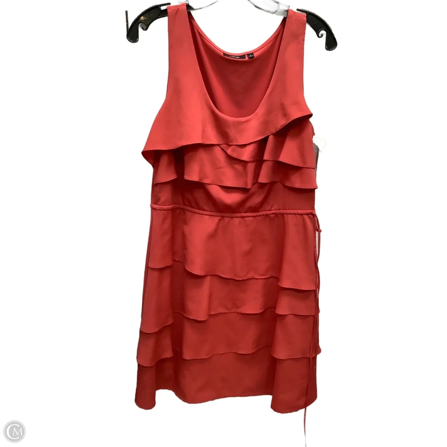 Dress Casual Midi By Apt 9 In Red, Size: M