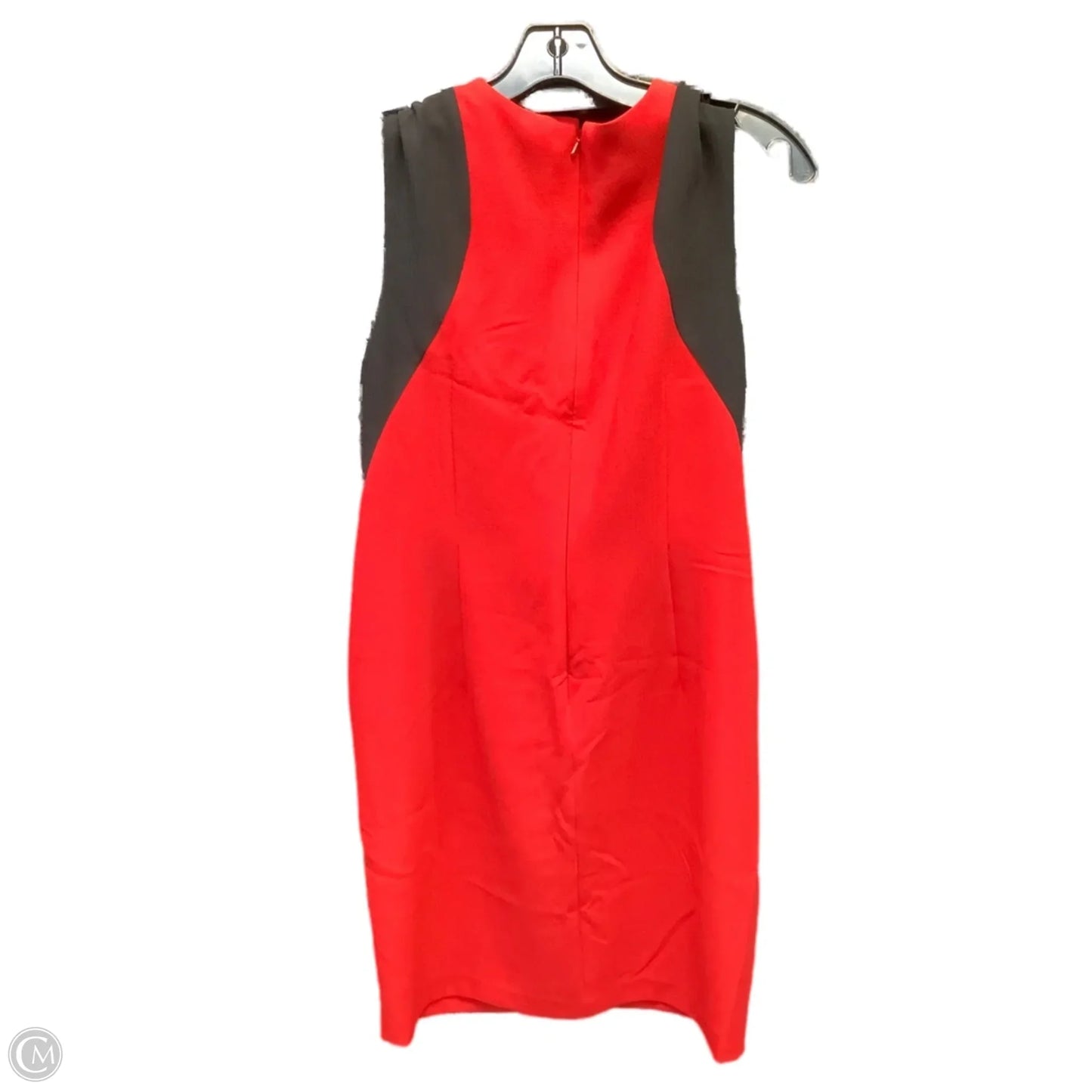 Dress Casual Midi By Anne Klein In Black & Red, Size: 10
