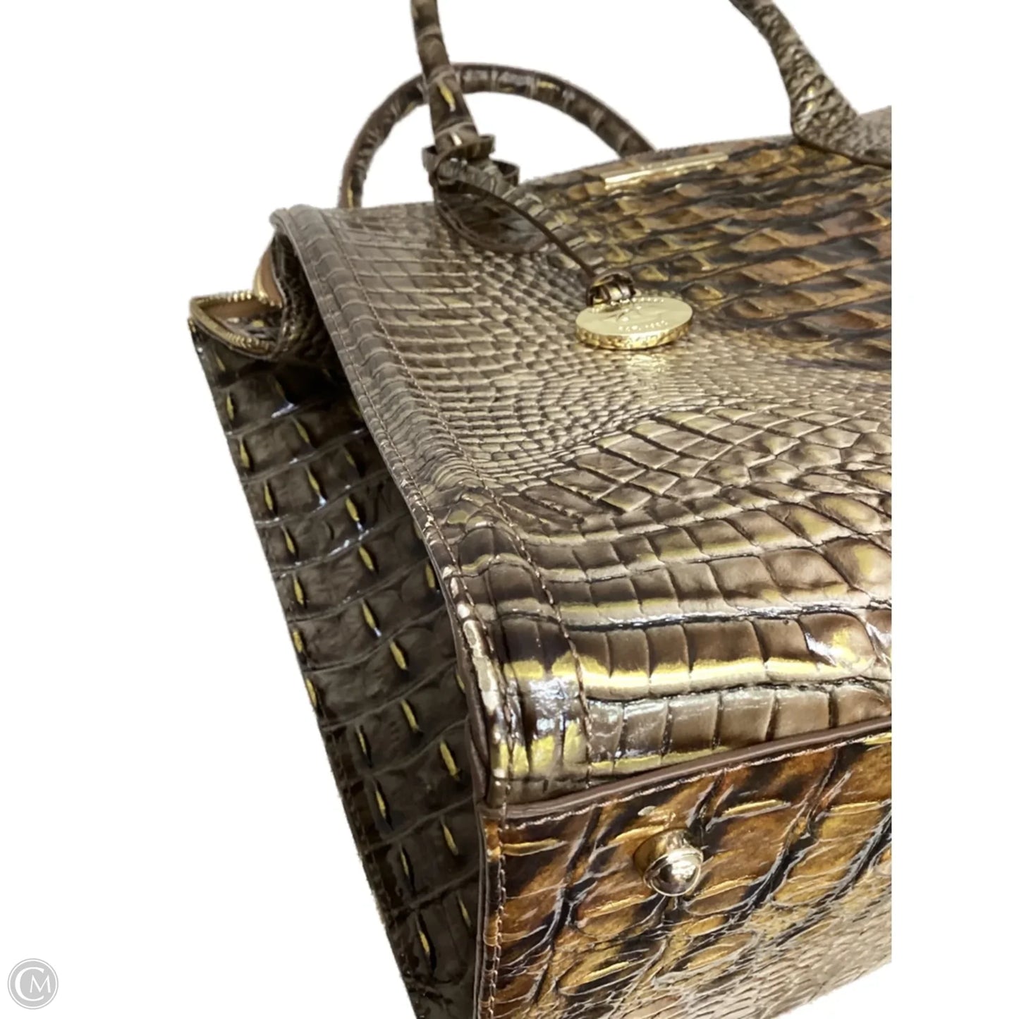 Handbag Designer By Brahmin, Size: Medium