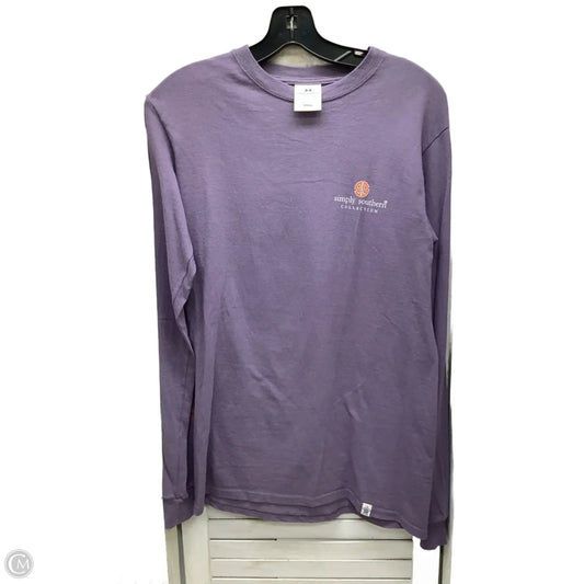 Top Long Sleeve By Simply Southern In Mauve, Size: S