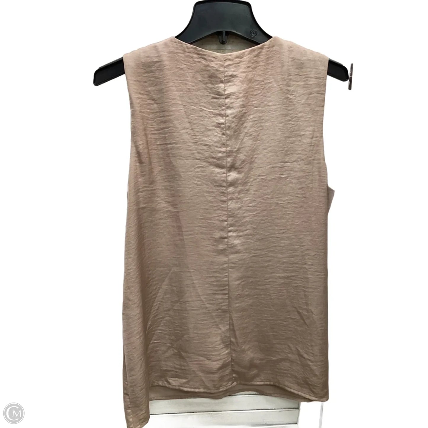 Top Sleeveless By Cabi In Tan, Size: M