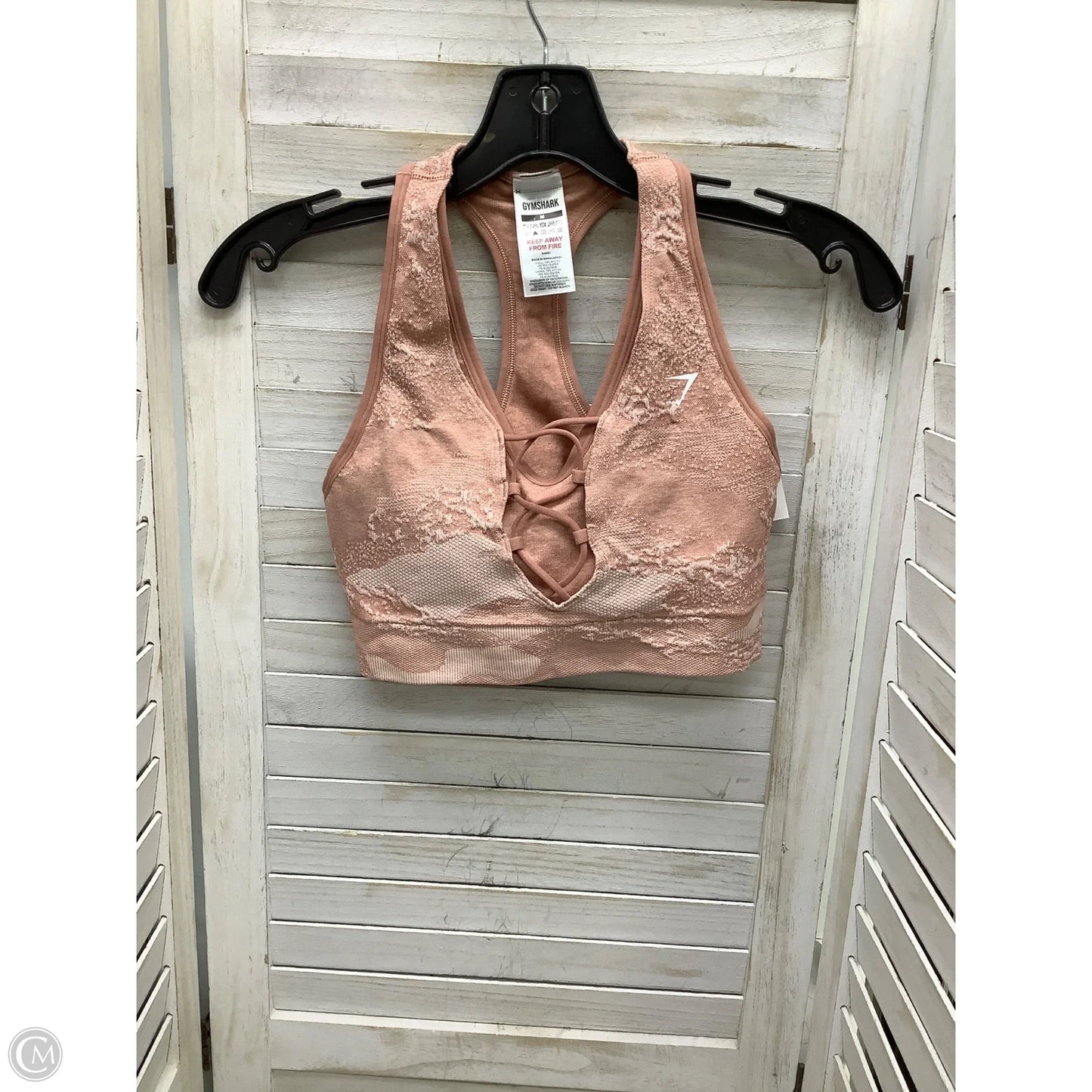 Athletic Bra By Gym Shark In Pink, Size: M